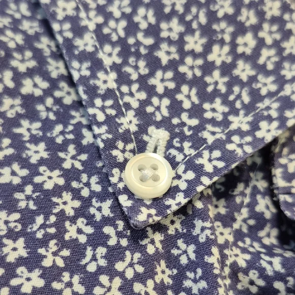 Bonobos Blue and White Casual Button Down Shirt - Picture 14 of 14